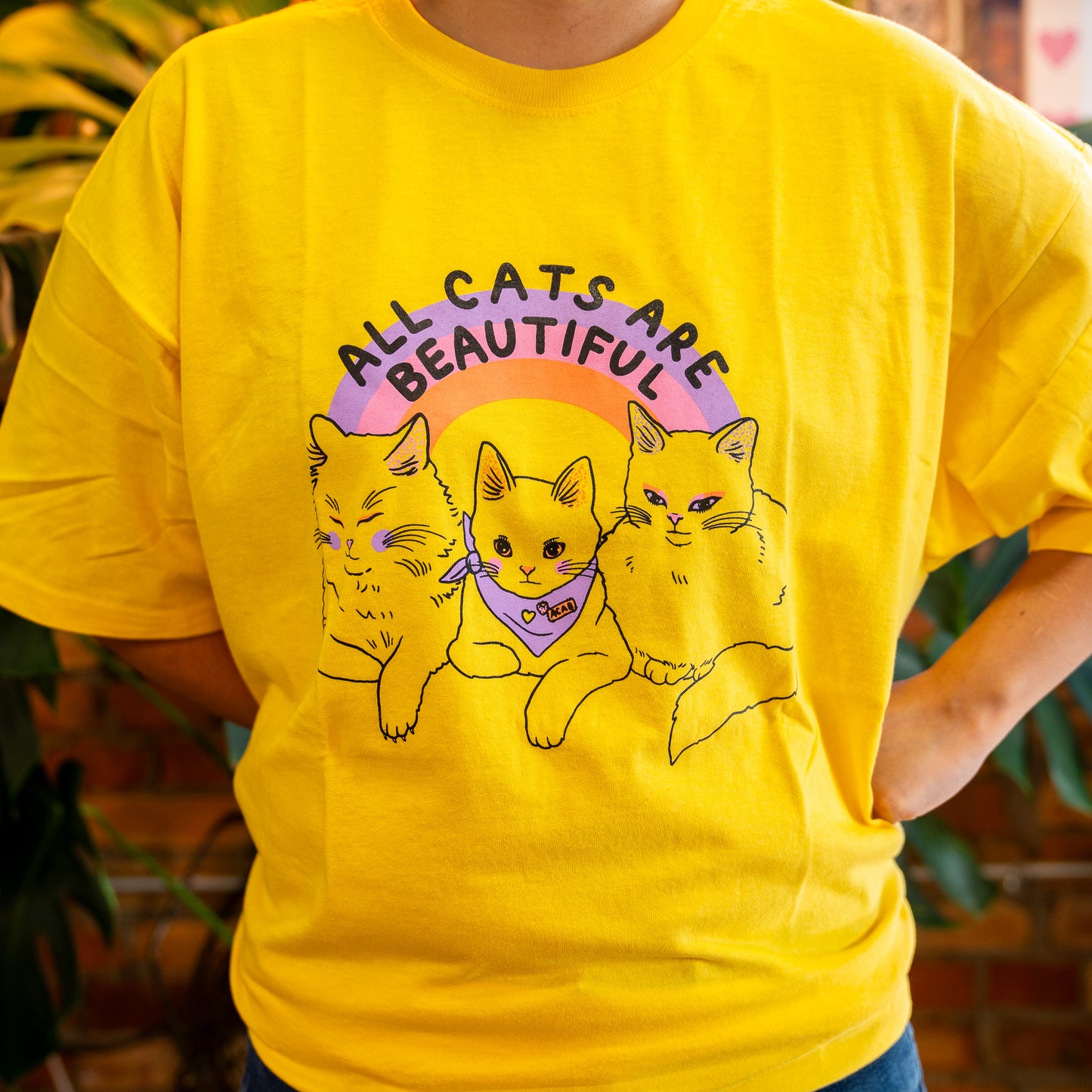 All Cats are Beautiful T-Shirt - MUKA