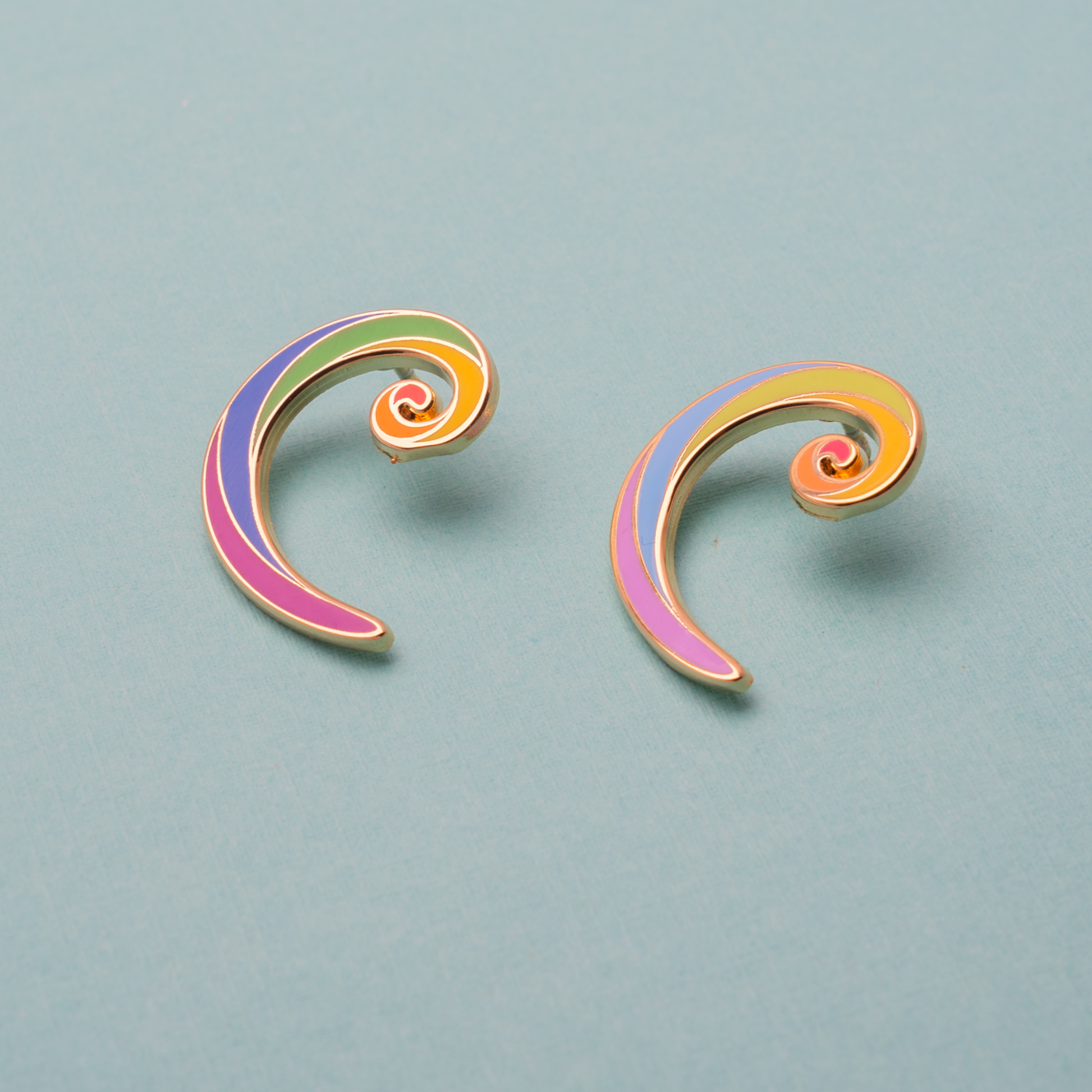 Fibonacci Swirl Pin - MUKA