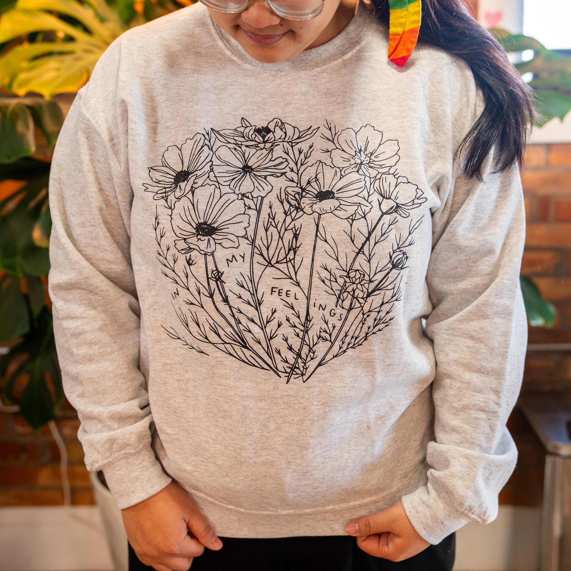 Floral "Feelings" Sweater - MUKA