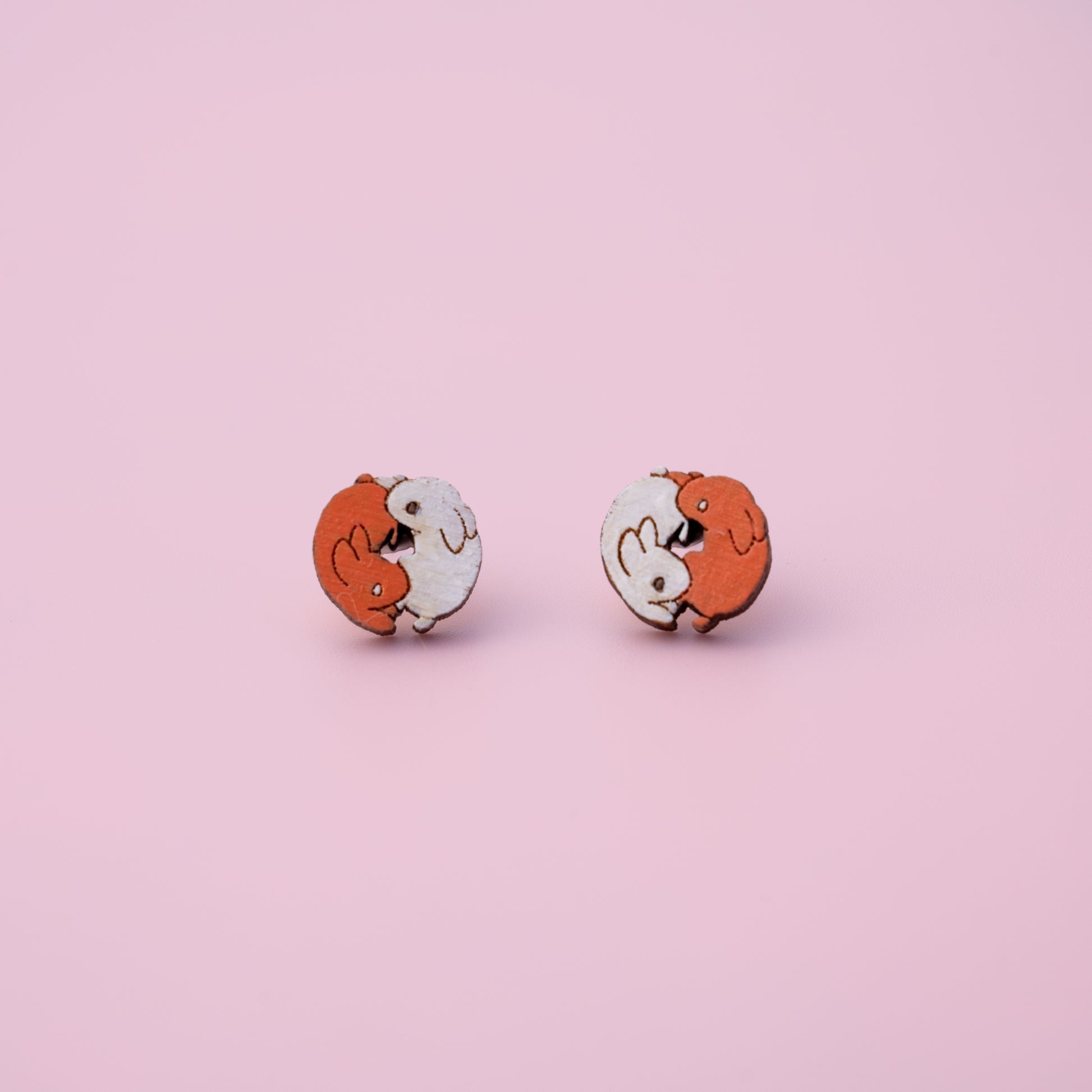 Moon Bunny Studs - MUKA