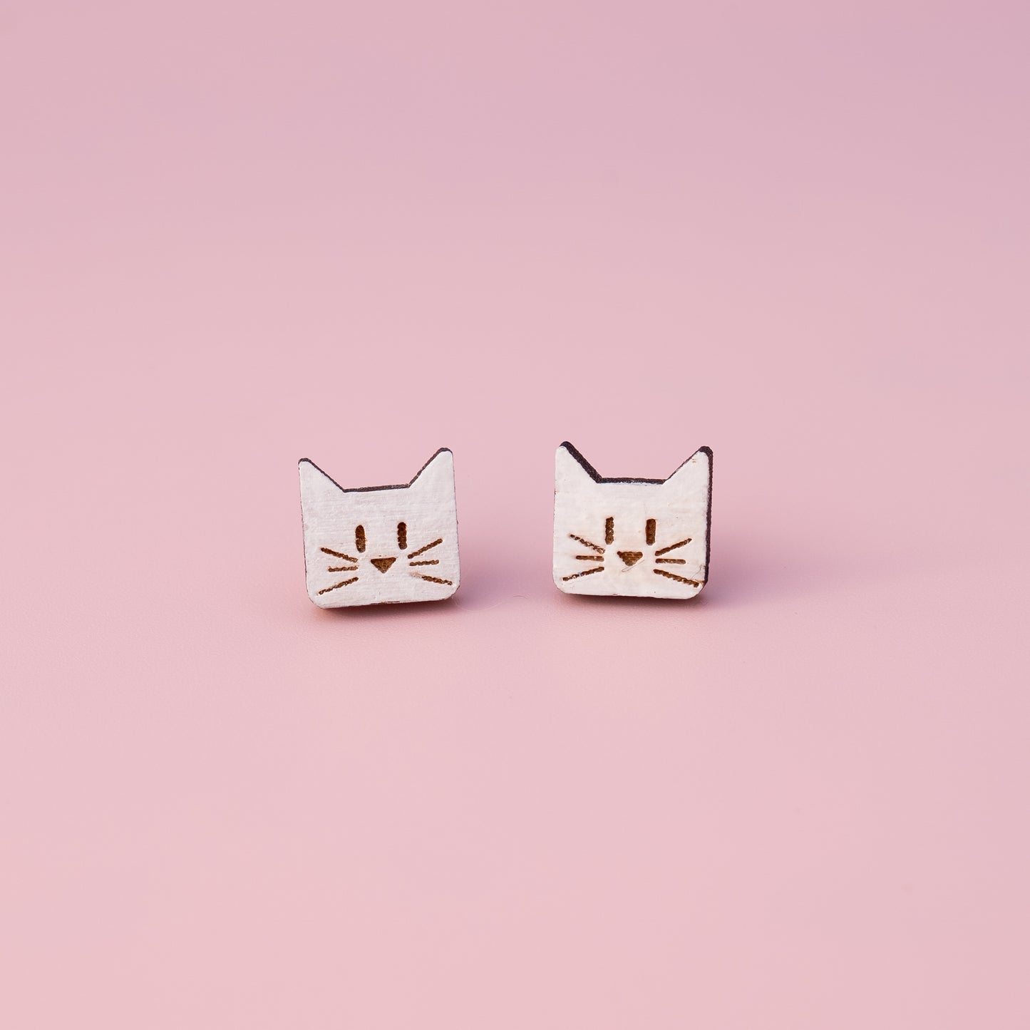 Square MuCat Earrings