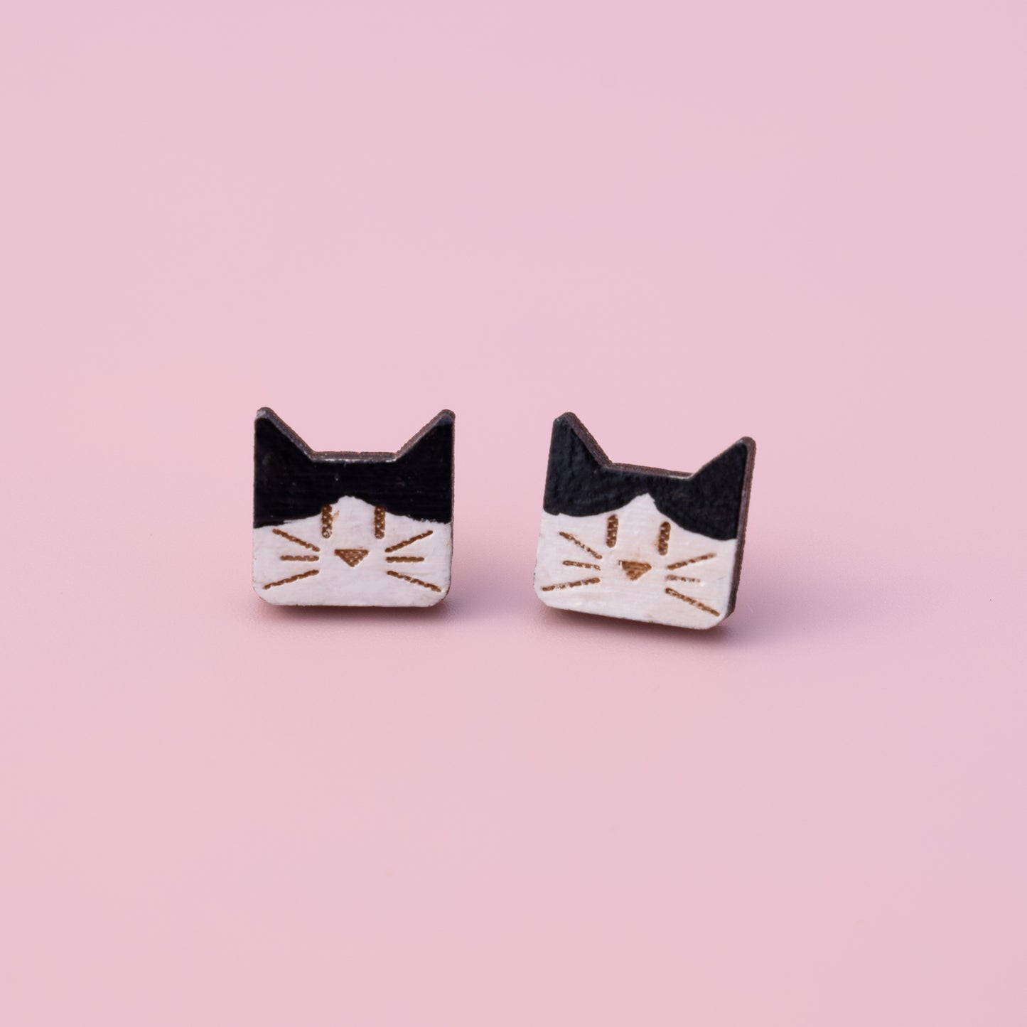 Square MuCat Earrings