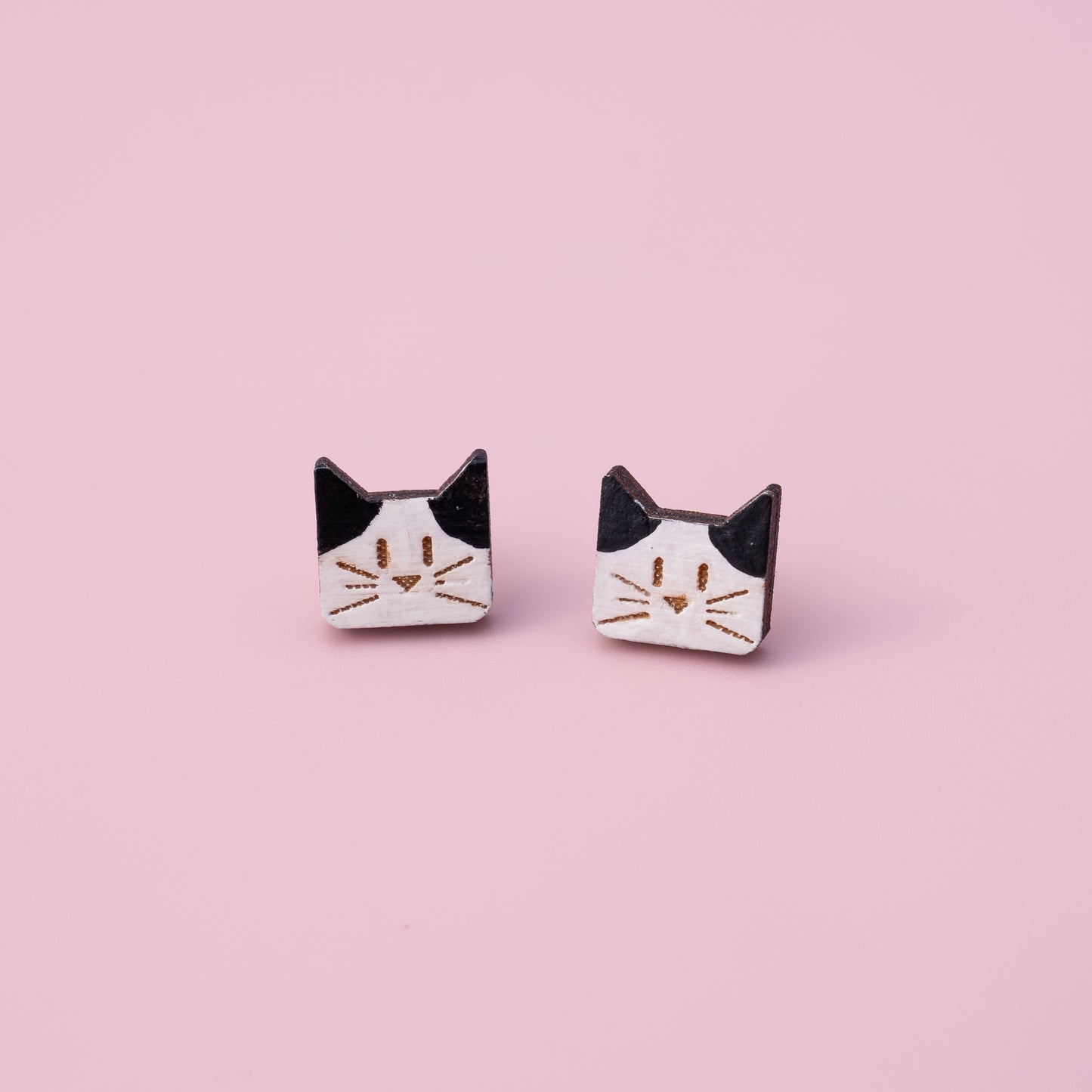 Square MuCat Earrings