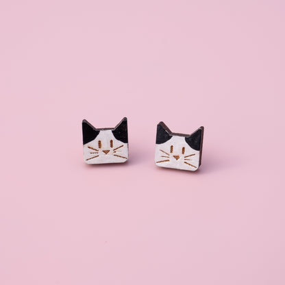 Square MuCat Earrings