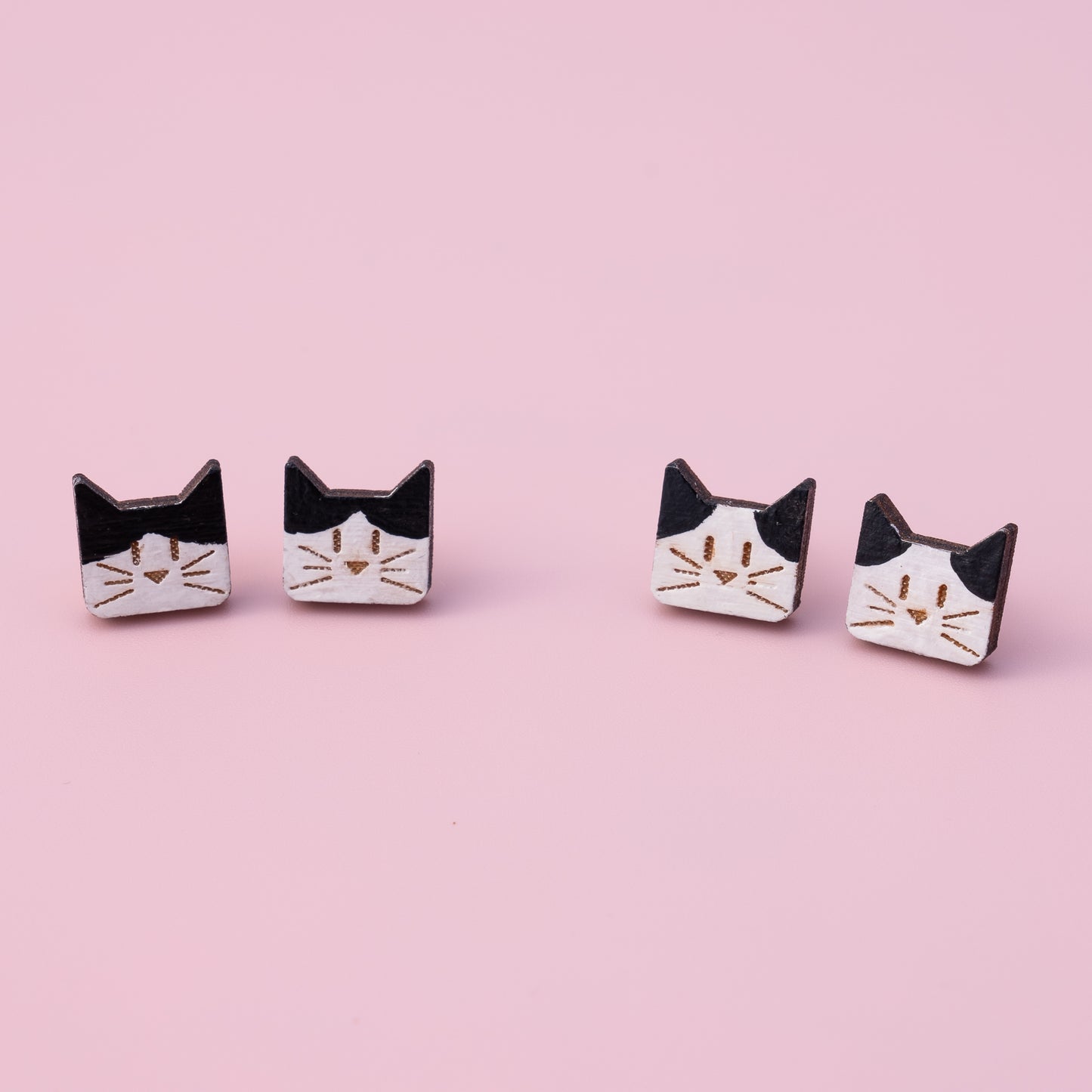 Square MuCat Earrings