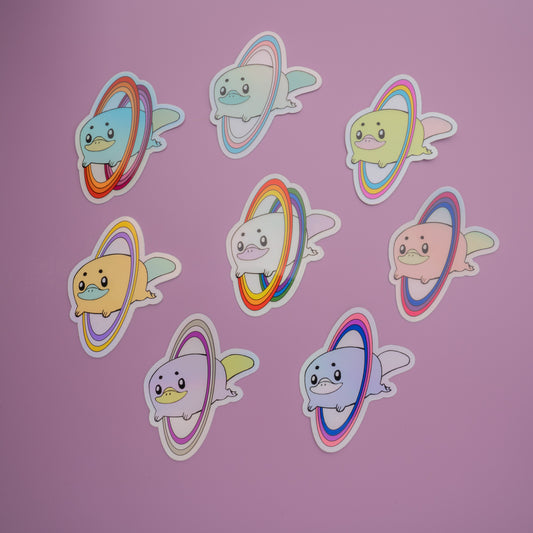 Pridapus Holographic Stickers - MUKA