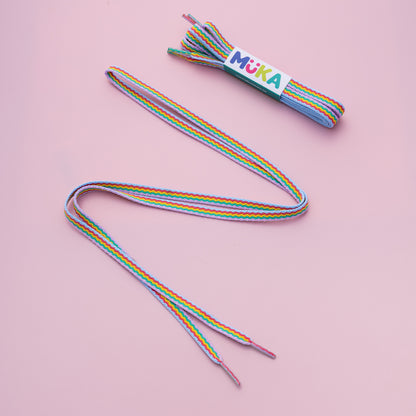 Shoelaces Rainbow Zigzag - MUKA