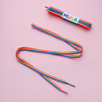 Shoelaces Rainbow Zigzag - MUKA