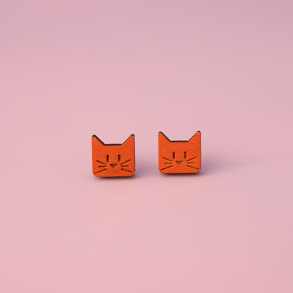 Square MuCat Earrings - MUKA