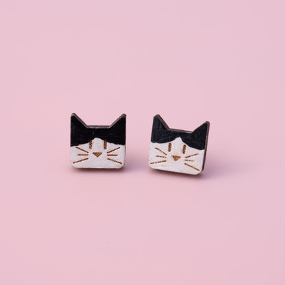 Square MuCat Earrings - MUKA