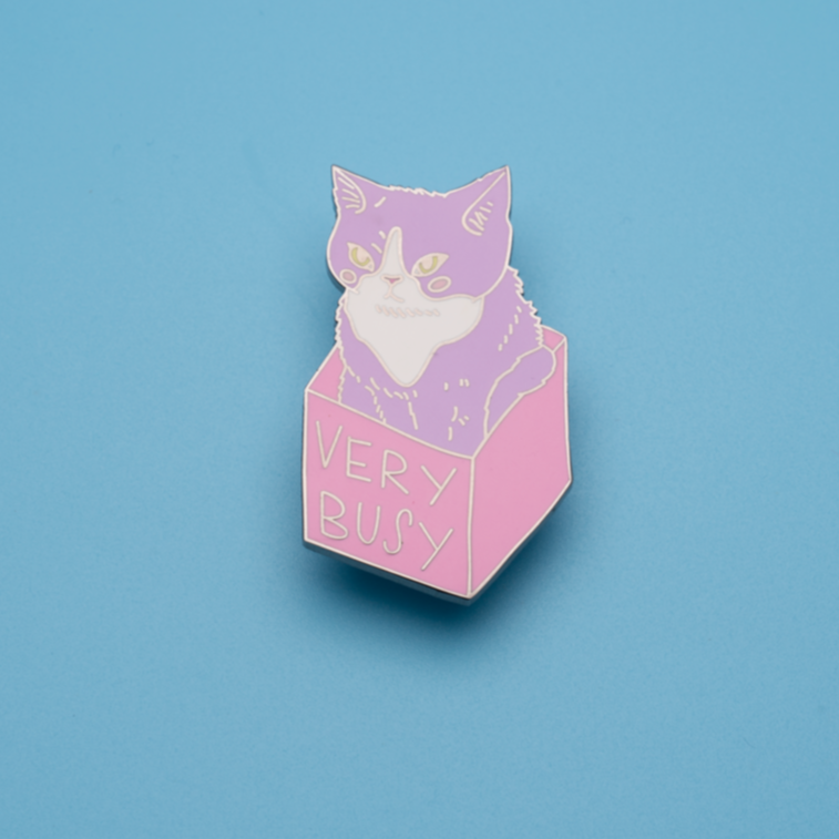 Very Busy Enamel Pin - MUKA