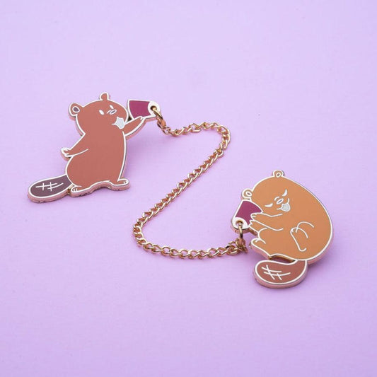 Beavers Chain Brooch - MUKA