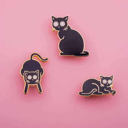 Black Cat Pins - MUKA