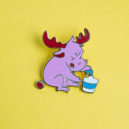 Cute Moose Pin - MUKA