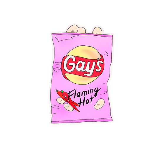 Flamin' Hot Gay's Sticker - MUKA