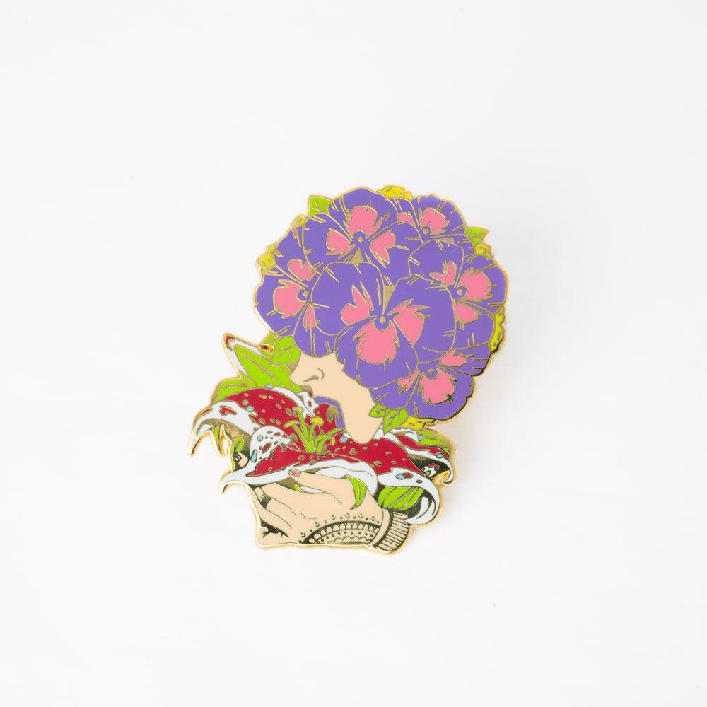 Pansy Enamel Pin - MUKA