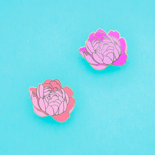 Peony Enamel Pin - MUKA