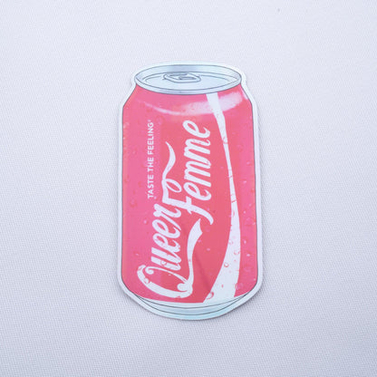 Queer Femme COKE Sticker - MUKA